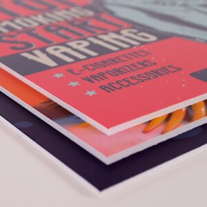 VINYL PRINT/PVC 3mm/ONESIDE 12"*12"